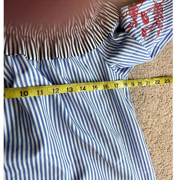 Romeo + Juliet Couture Long Off Shoulder Blouse M - Picture 4 of 6